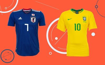 Футбол, Япония, Бразилия, Football, Japan, Brazil